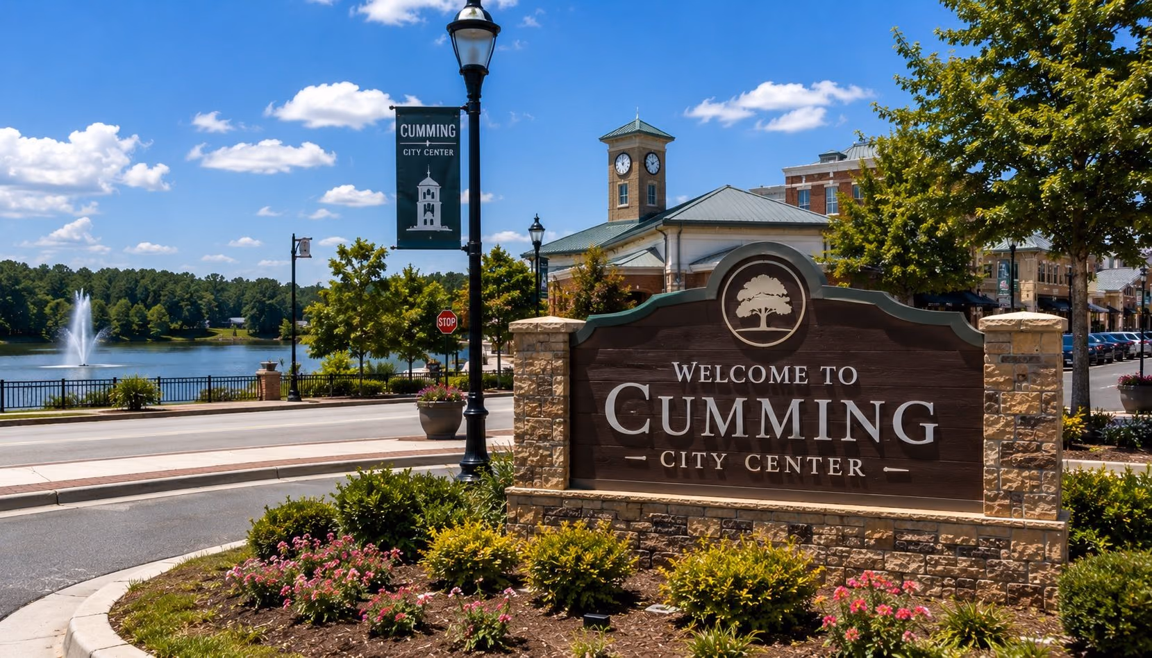 Cumming, Georgia, in Forsyth County near Lake Lanier