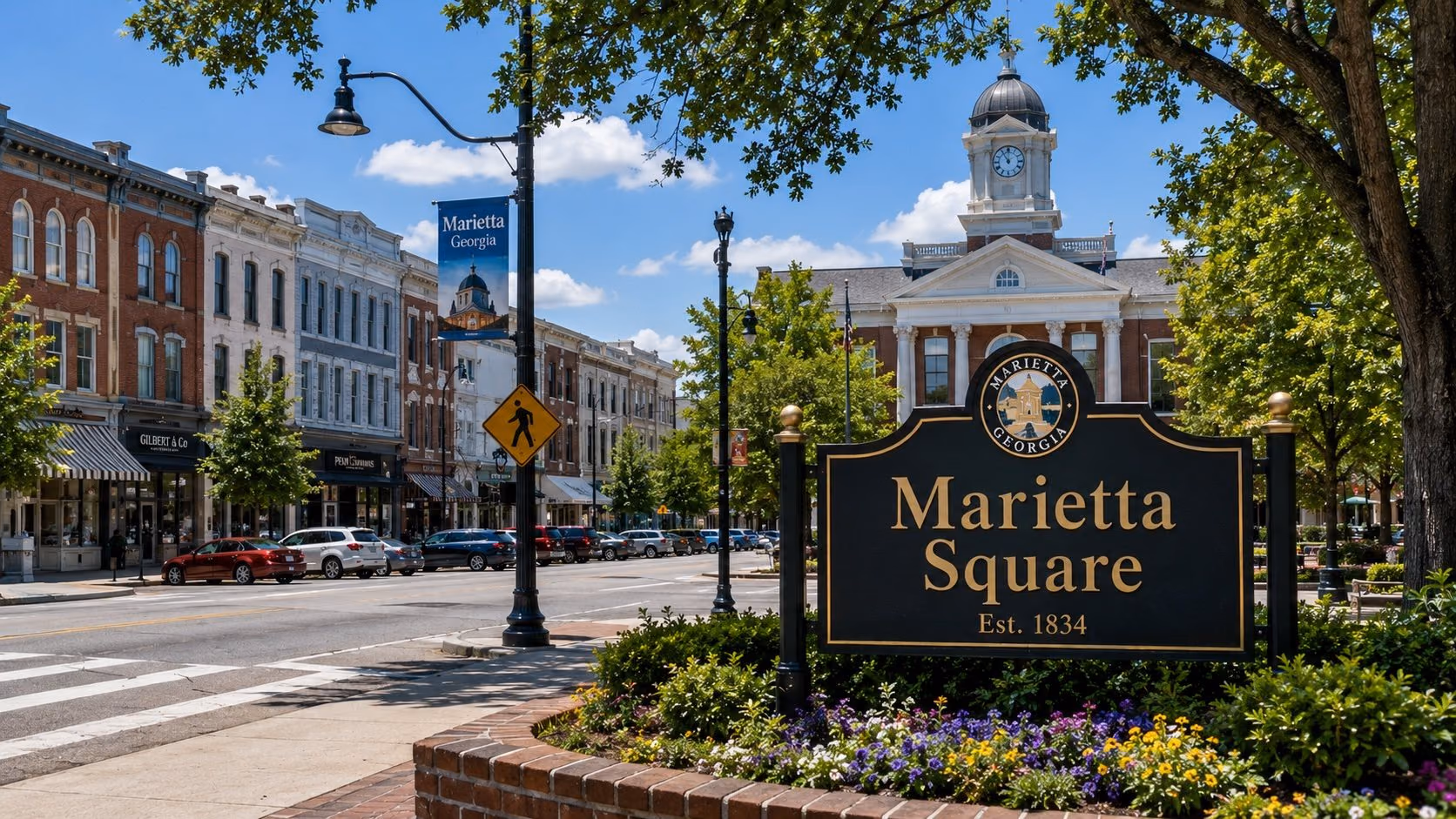 Marietta, Georgia, near the historic square
